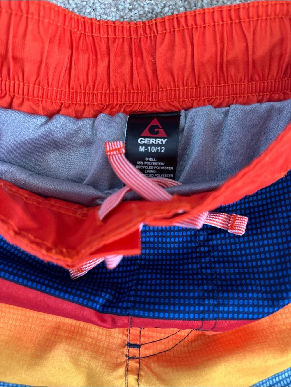 3 Pc Bundle Boys Swim Board Shorts Gerry Nova Kids Size Medium 10/12